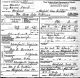 Clara Burress Watkins Death Certificate